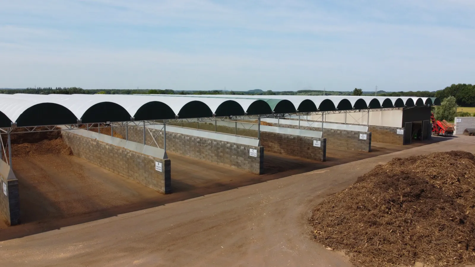 Zone de stockage et de transbordement du site de Bernissart